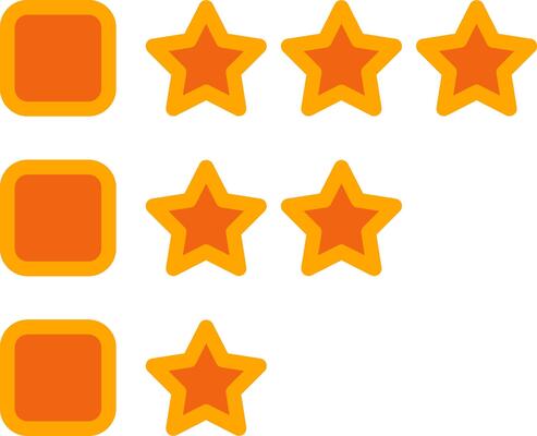 Rating Orange Filled Icon