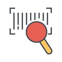 Barcode Database Icon Design vector