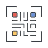 QR Code Generator Icon Design vector