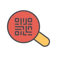 QR Code App Icon Design vector