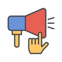 Call to Action Icon Design vector