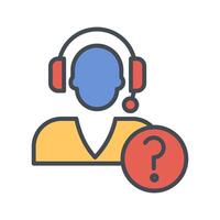 Help Request Icon Design vector