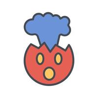 Exploding Head Icon Design vector