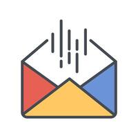 Mail Sorting Icon Design vector