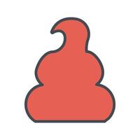 Pile of Poo Icon Design vector