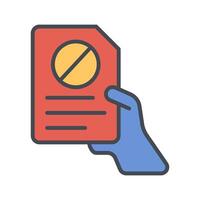 Resignation Icon Design vector