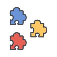 Puzzle Icon Design vector