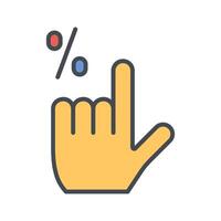 Click Through Rate Icon Design vector