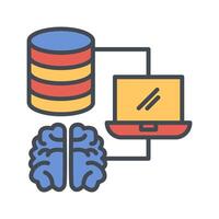 Big Data Icon Design vector