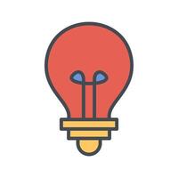 Light Bulb Icon Design vector