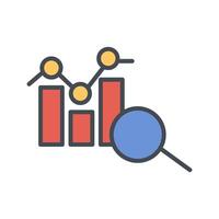 Data Analytics Icon Design vector