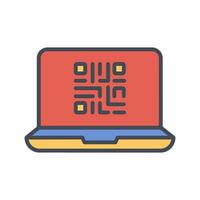 QR Code Scanner App Icon Design vector