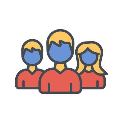 Group Photo Icon Design