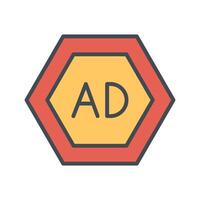 Ad Blocker Icon Design vector