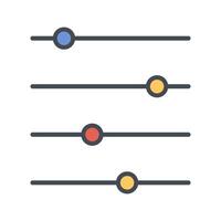 Filtering Icon Design vector