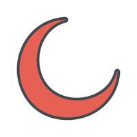 Moon Icon Design vector
