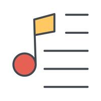 Party Playlist Icon Design vector