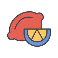 Lemon Icon Design vector