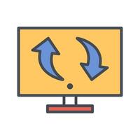 Migrate Icon Design vector