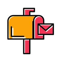 Mailbox Icon Design vector