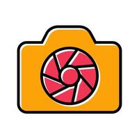 Lens Magic Icon Design vector