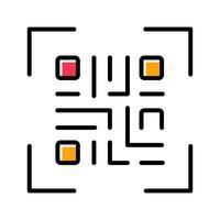 QR Code Generator Icon Design vector