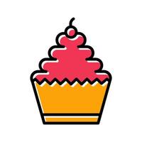 Cupcake Icon Design vector