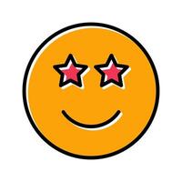 Star-Struck Icon Design vector