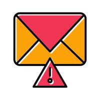 Message Alert Icon Design vector