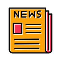News Bulletin Icon Design vector