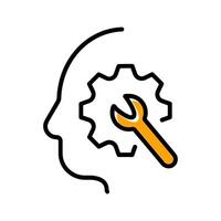 Problem Resolution Icon Design vector