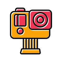 Camera Accessories Icon Design vector