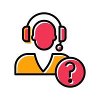 Help Request Icon Design vector