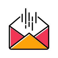 Mail Sorting Icon Design vector