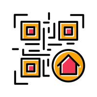 QR Code Menu Icon Design vector