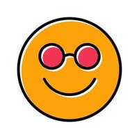 Nerd Face Icon Design vector