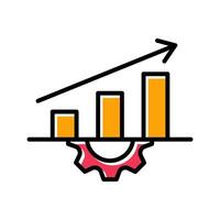 Performance Metrics Icon Design vector