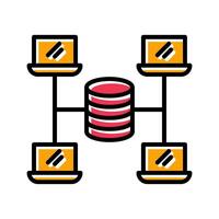 Data Collection Icon Design vector