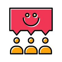 Employee Satisfaction Icon Design vector