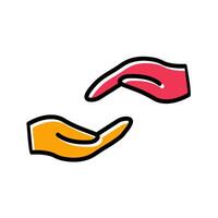 Supportive Hand Icon Design vector