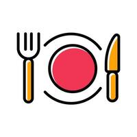 Special Meal Icon Design vector