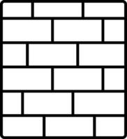 A brick wall with squares on it vector