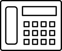 A phone icon on a white background vector