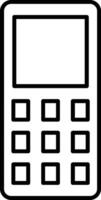 A calculator icon on a white background vector