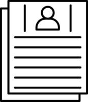 A person is sitting in a chair with a paper document vector