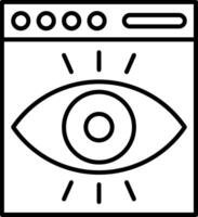 Vision Icon Design vector