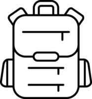 Backpack Icon design vector