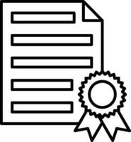 Certificate Icon design vector
