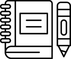 Notebook Icon design vector