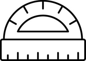 Protactor Icon design vector